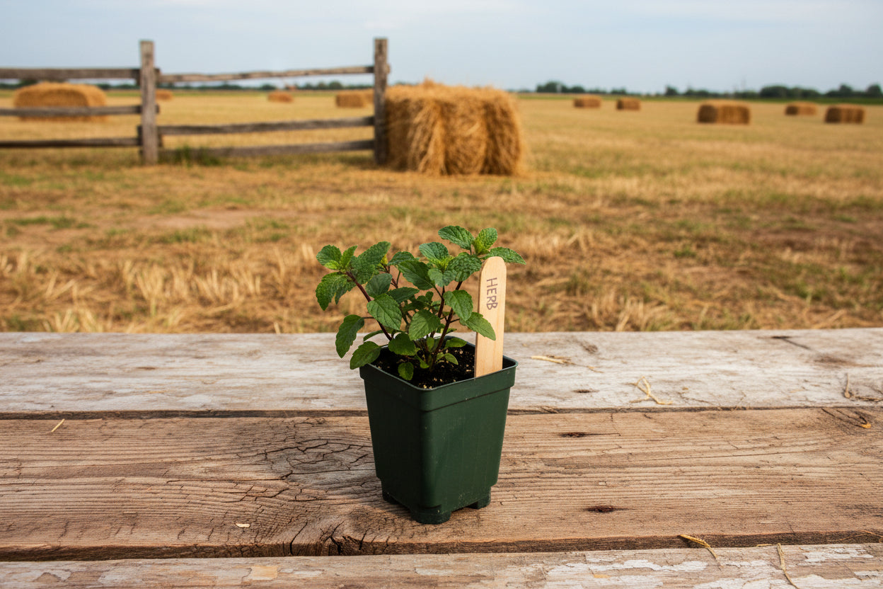 Jessica’s Sweet Pear Mint Starter Plant

(Mentha × piperita — Sweet Pear Type)