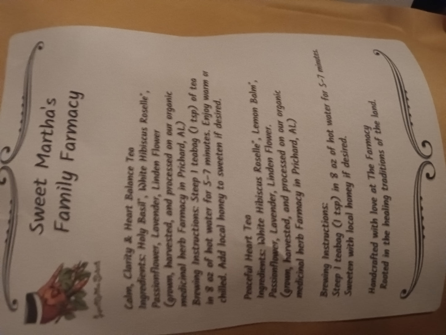 Calm, Clarity & Heart Balance Tea