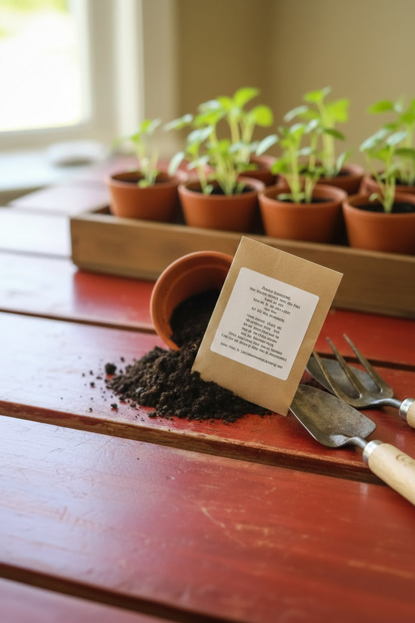 Emerald Okra Seeds — Organic, Southern Heirloom | Includes Planting Instructions
