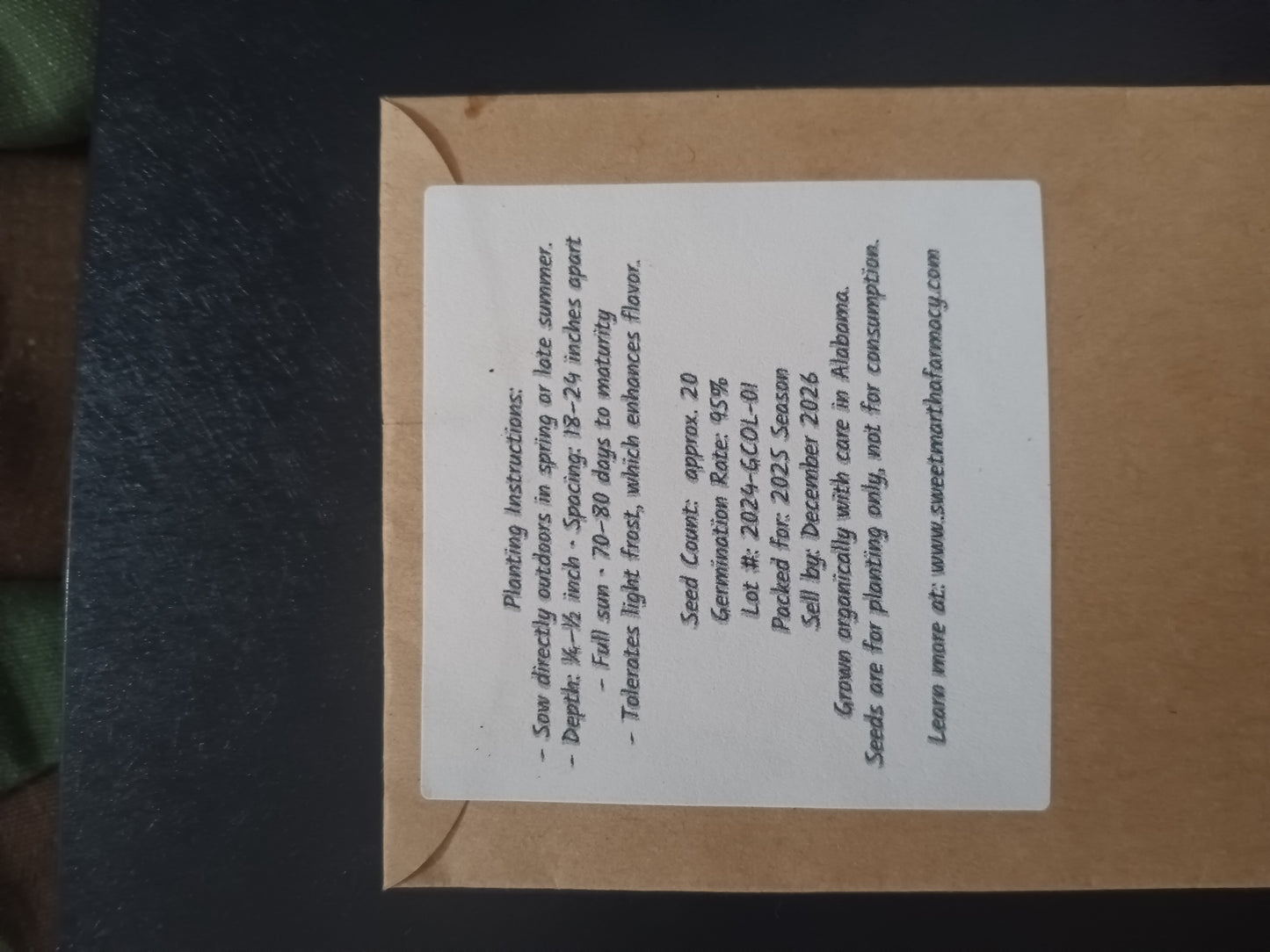 Collard Green Seeds – Hearty, Southern‑Grown, High Germination