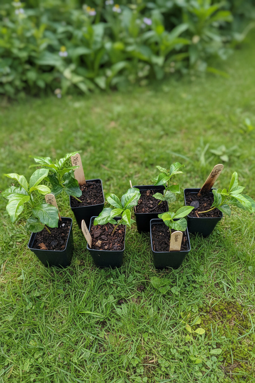Arabian Coffee Plant — 1‑Stem Starter (Coffea arabica)

Grown with care at Sweet Martha’s Family Farmacy, Alabama