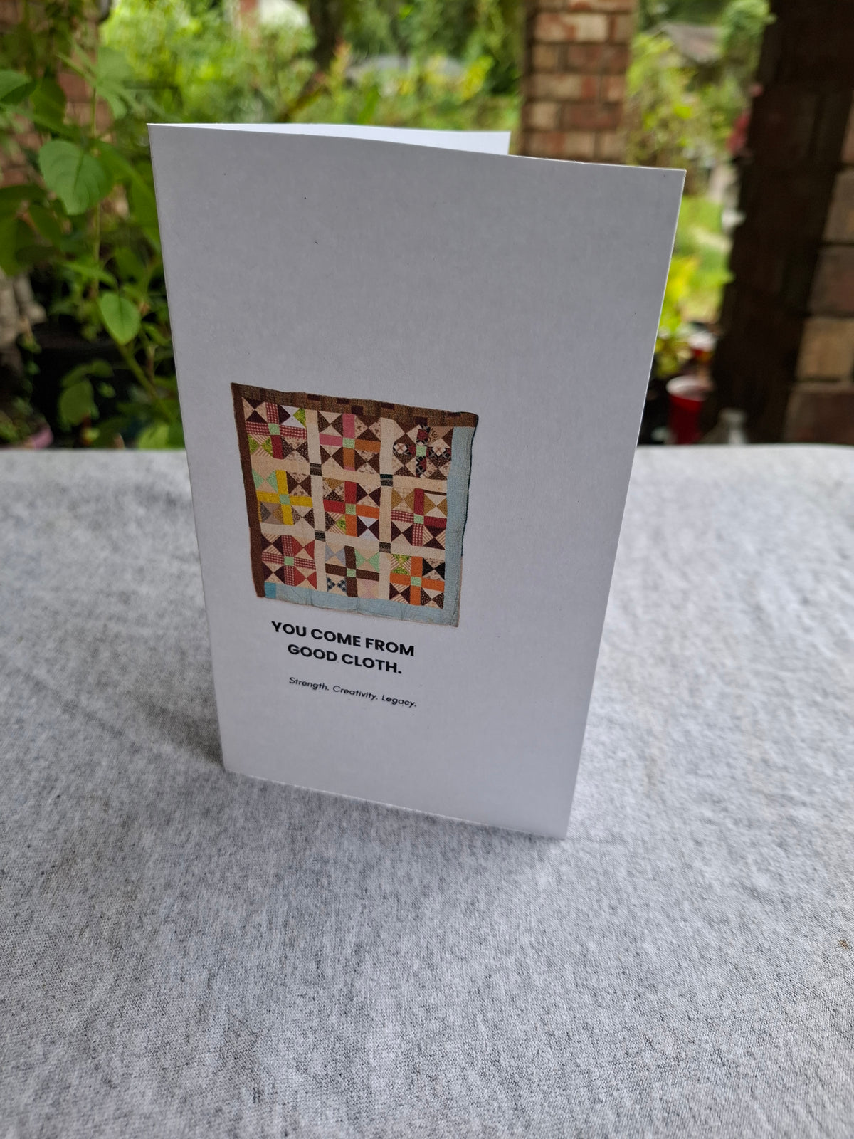 You Come From Good Cloth – Gee's Bend Heritage Greeting Card