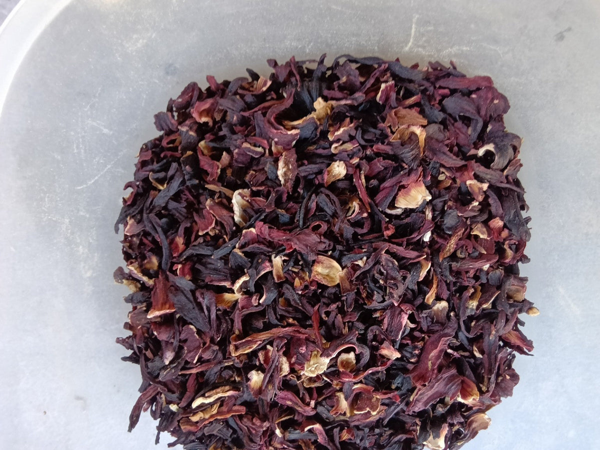 Dried red hibiscus